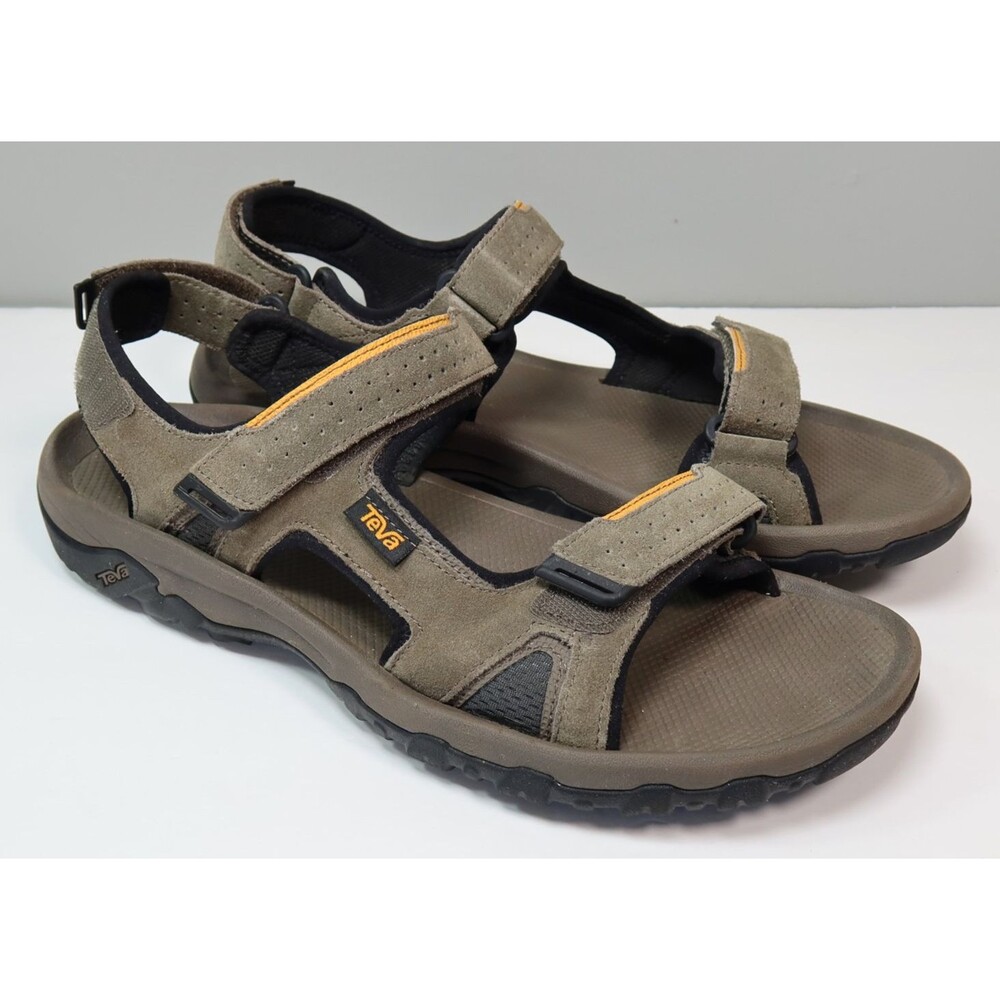 TEVA KATAVI 2 BUNGEE CORD Suede Hiking/ Sport Sandal Mens 13 Hook & Loop Strap
